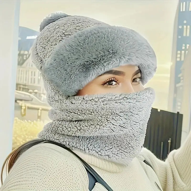 Soft & Cozy One-Piece with Ear Protection, Neck, and Face Cover