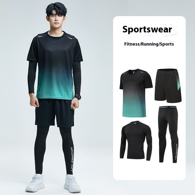 Men's Sports Cycling Basketball Training Quick-drying Morning Running Clothes