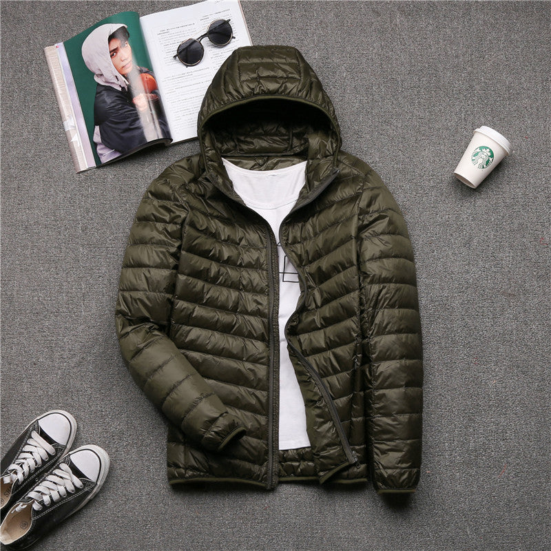 Sports Hooded Winter Wear Duck Down Jacket