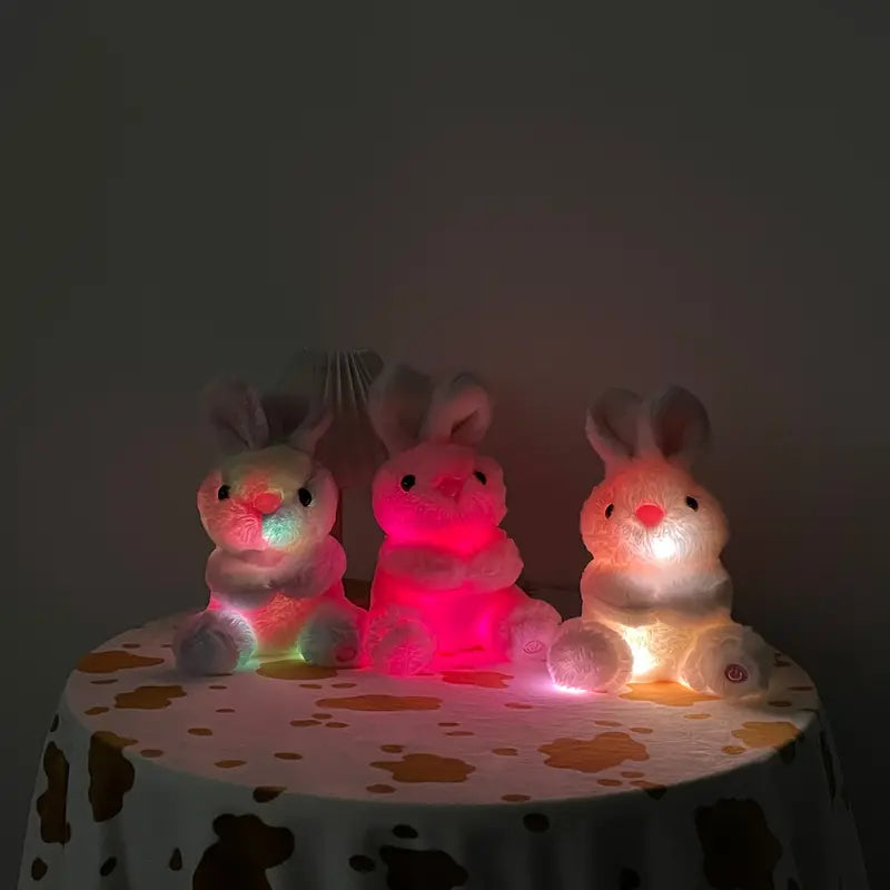 Lapin en peluche phosphorescent