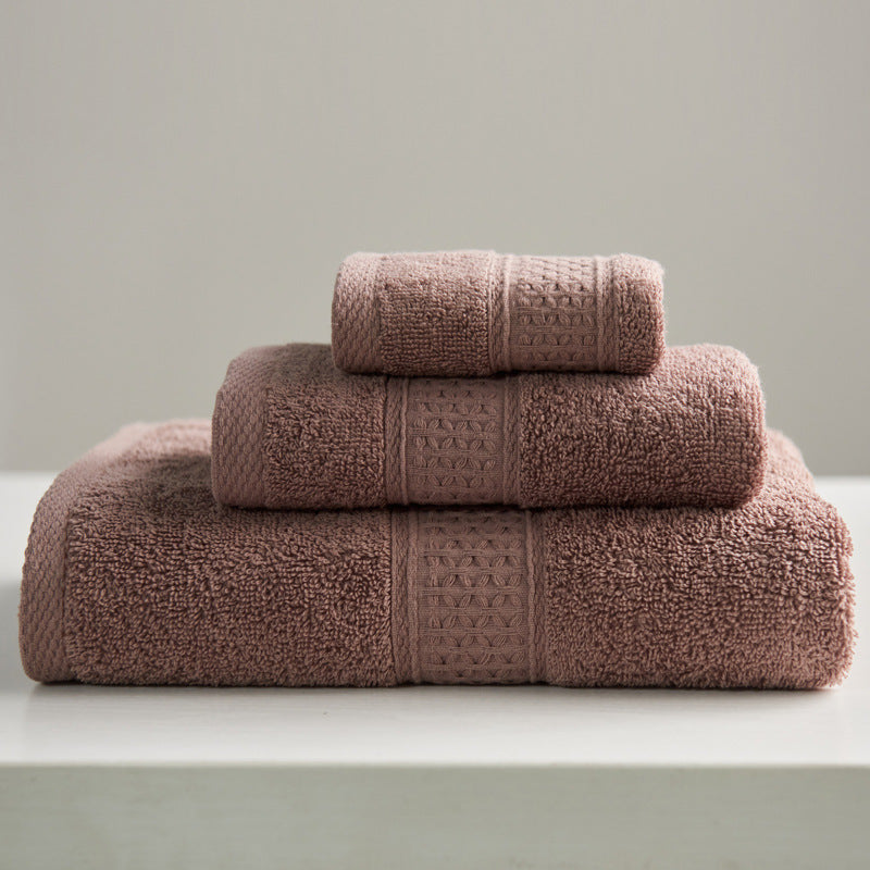 Minimalist Style Square Towel Towel Bath Towel Set Towel Pure Cotton