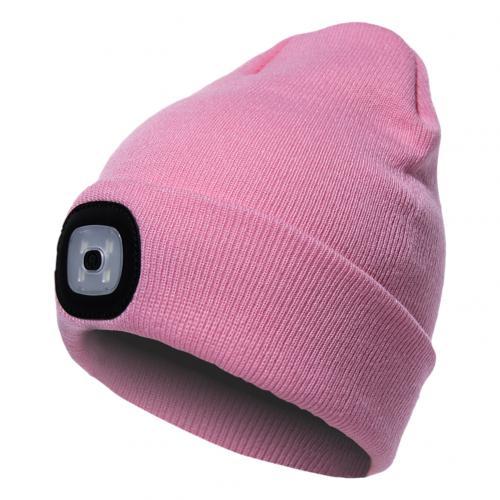 LED Knit Hat Button Cell Type Knitted Hat With Light Glowing