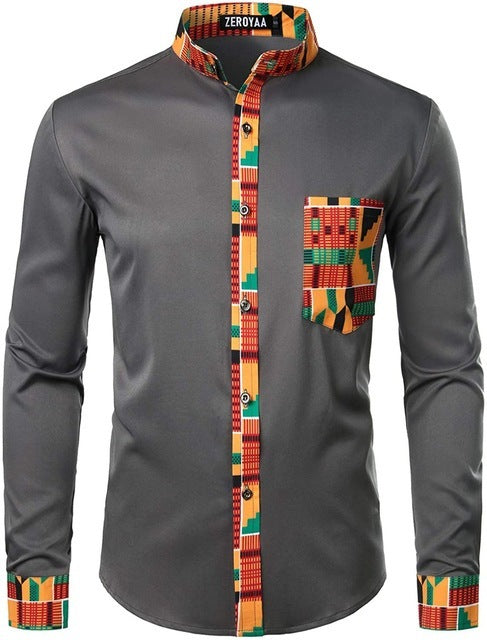 Men's Hipster African Dashiki Tribal Graphics