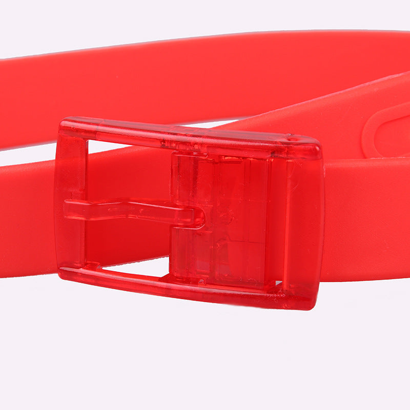 Unisex belt plastic buckle belt