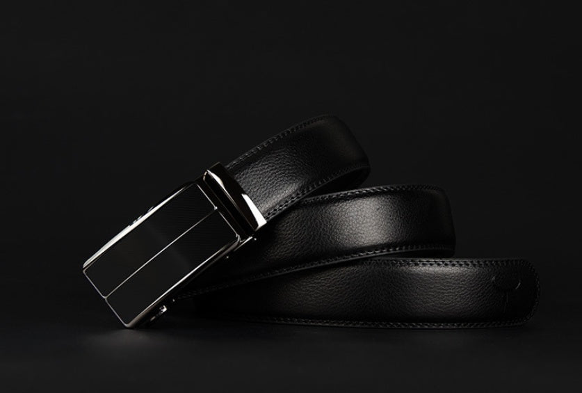 Male pin buckle belt