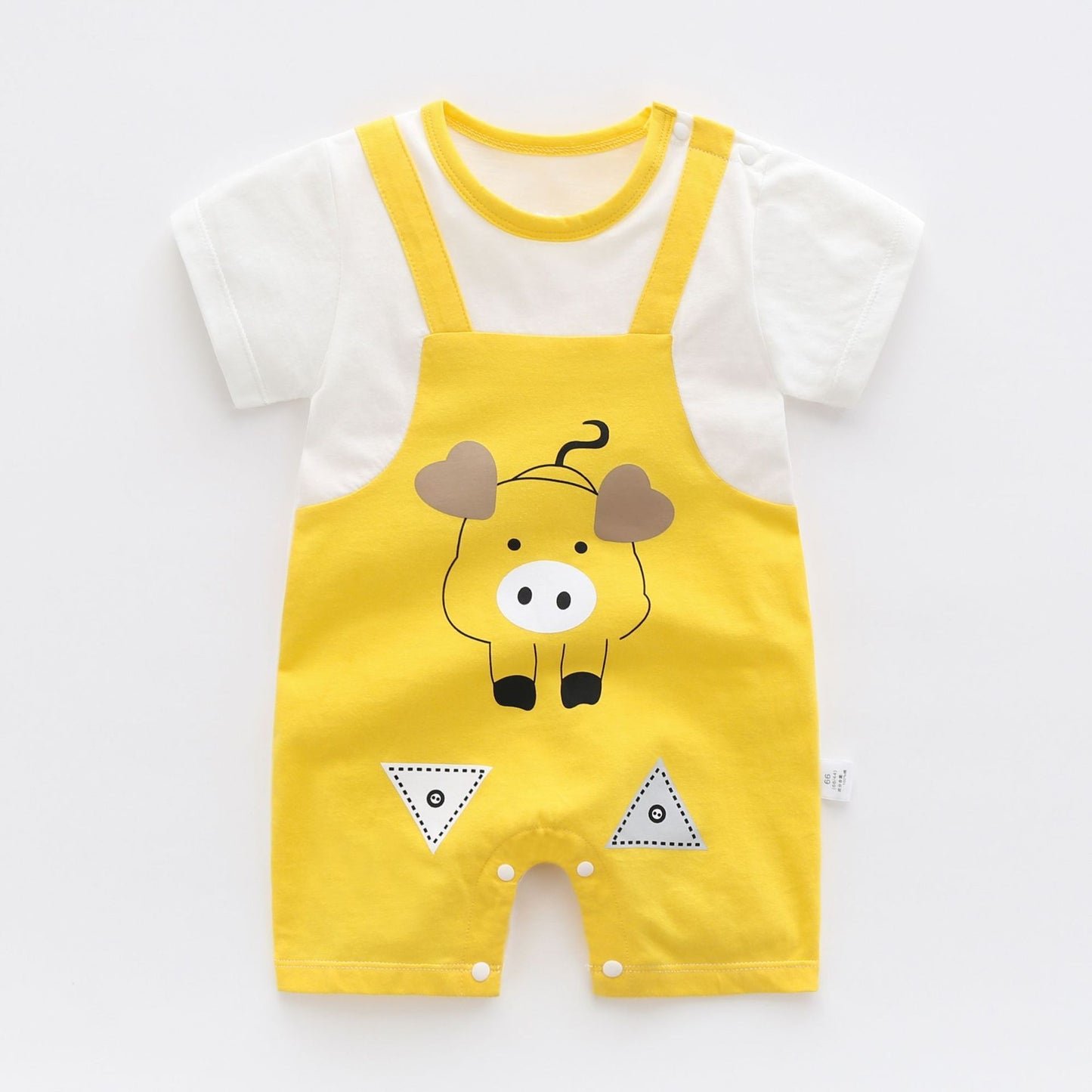 Baby One-piece Clothes Summer Thin Boy Baby Romper Pure Cotton