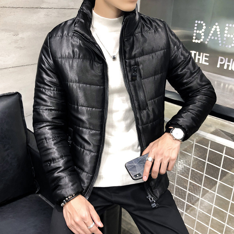 Handsome Korean Slim Trend Padded Jacket Winter Wear