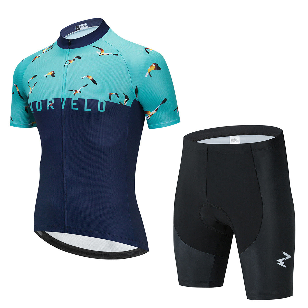 New Summer Short-Sleeved Cycling Jersey Suit Breathable Bicycle Sportswear Uniform Custom Cycling Jersey