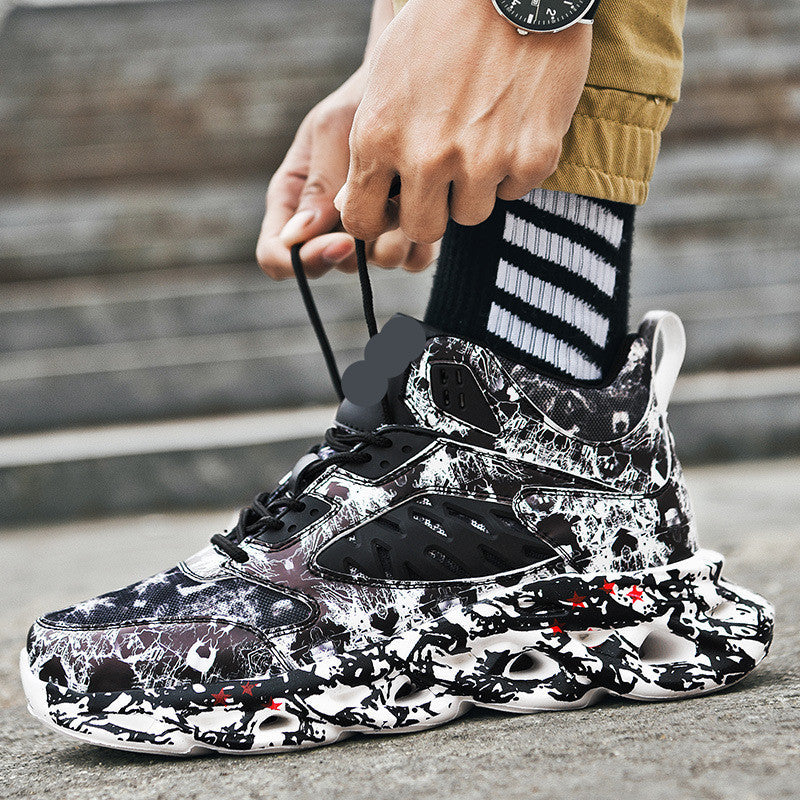 Chaussures de sport et de loisirs tendance à motif camouflage