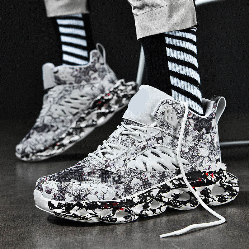 Chaussures de sport et de loisirs tendance à motif camouflage