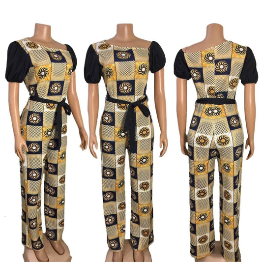 Fashion Ladies African Clothes Dress Dashiki Jumpsuit Women