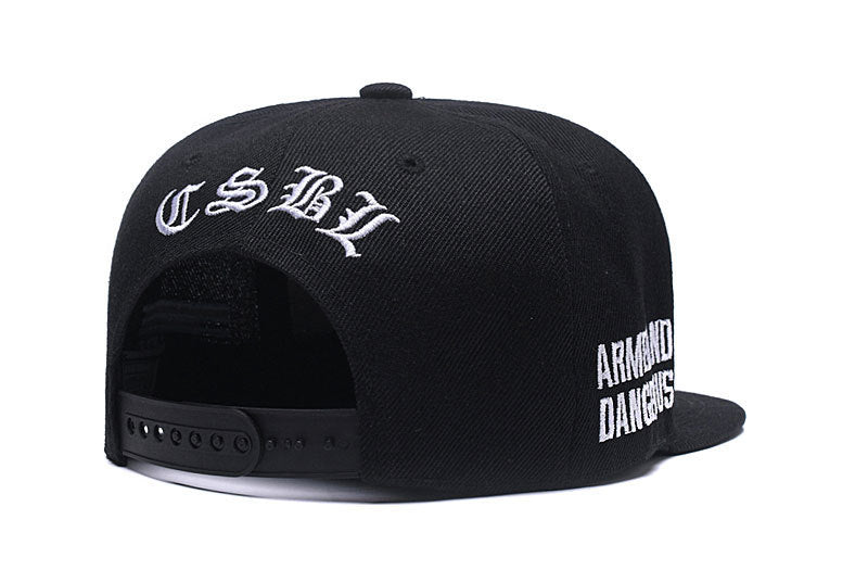 Flat brimmed male hip-hop hat