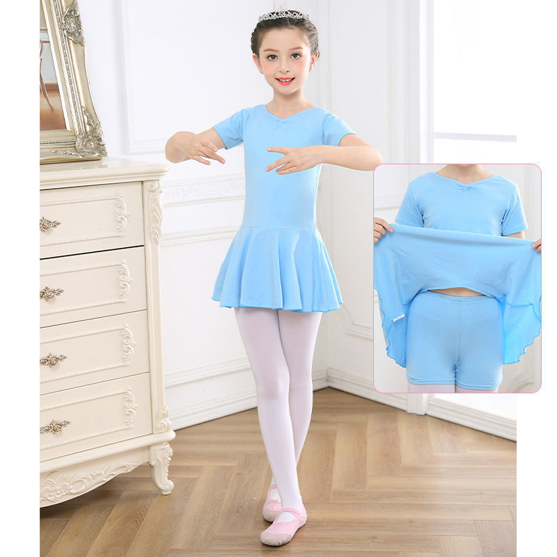 Dancing Dress Girls' Short Sleeve Exercise Clothing