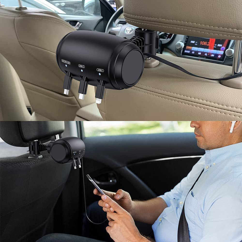 One-to-three Car Shrink Box Charger