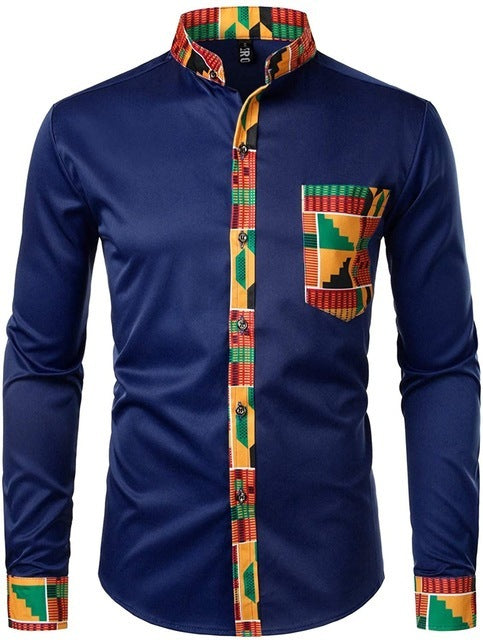 Men's Hipster African Dashiki Tribal Graphics