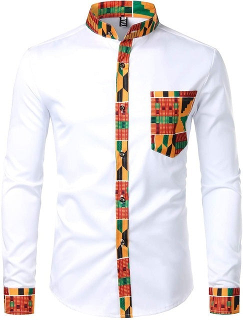 Men's Hipster African Dashiki Tribal Graphics