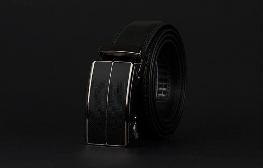 Male pin buckle belt