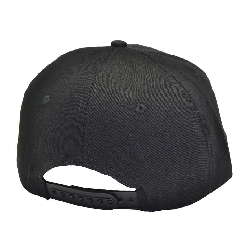 Flat brimmed male hip-hop hat