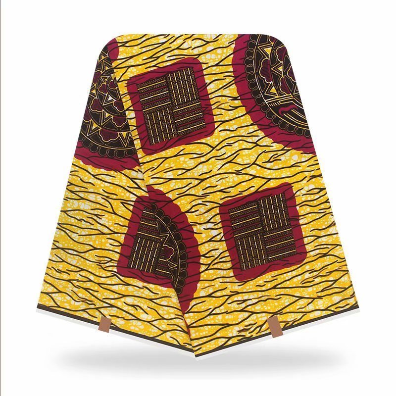 African batik high quality cotton wax cloth