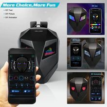 Led Backpack Screen Rider Motorcycle Locomotive Dazzlingly Cool Travel Screen Luminous Eyes