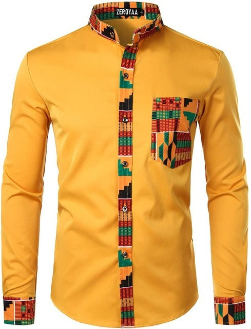 Men's Hipster African Dashiki Tribal Graphics