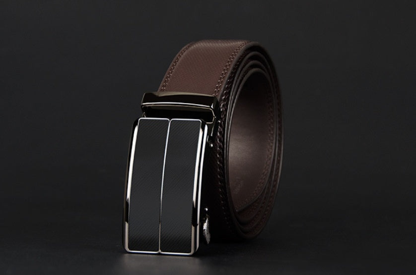 Male pin buckle belt