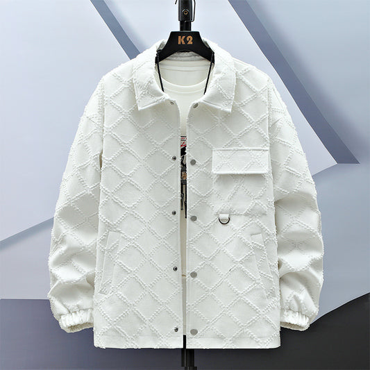 Men's Polyester Loose Fashion Brand Jacket