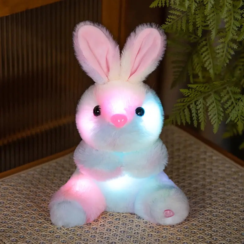 Lapin en peluche phosphorescent