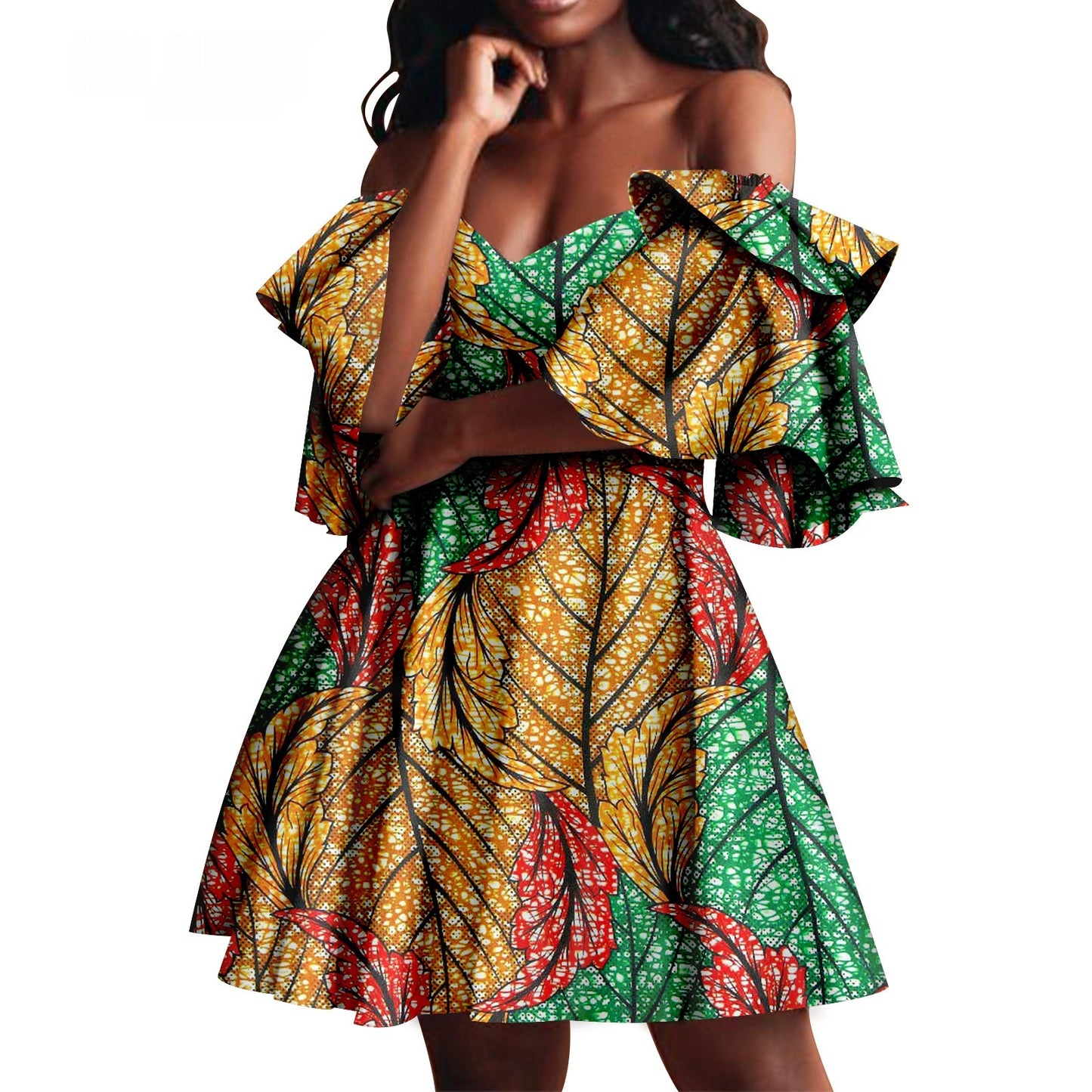 African Summer Women's Party Dress