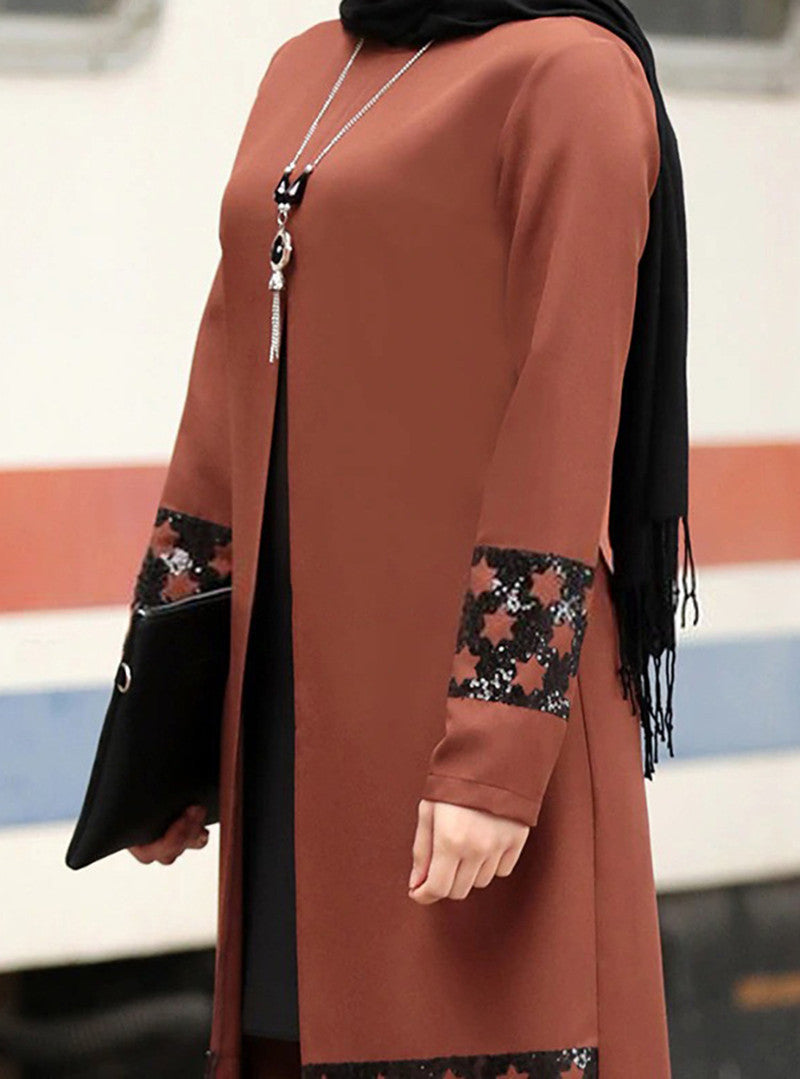 Muslim Women's Middle Eastern New Suit Dubai Abaya