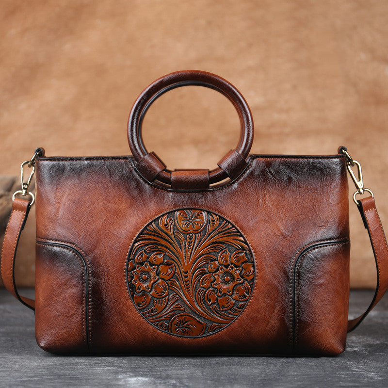 Handbag with one shoulder slant cross bag