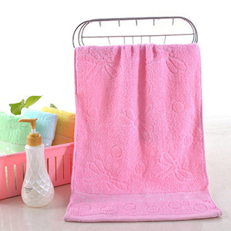 Caring pure cotton face towel