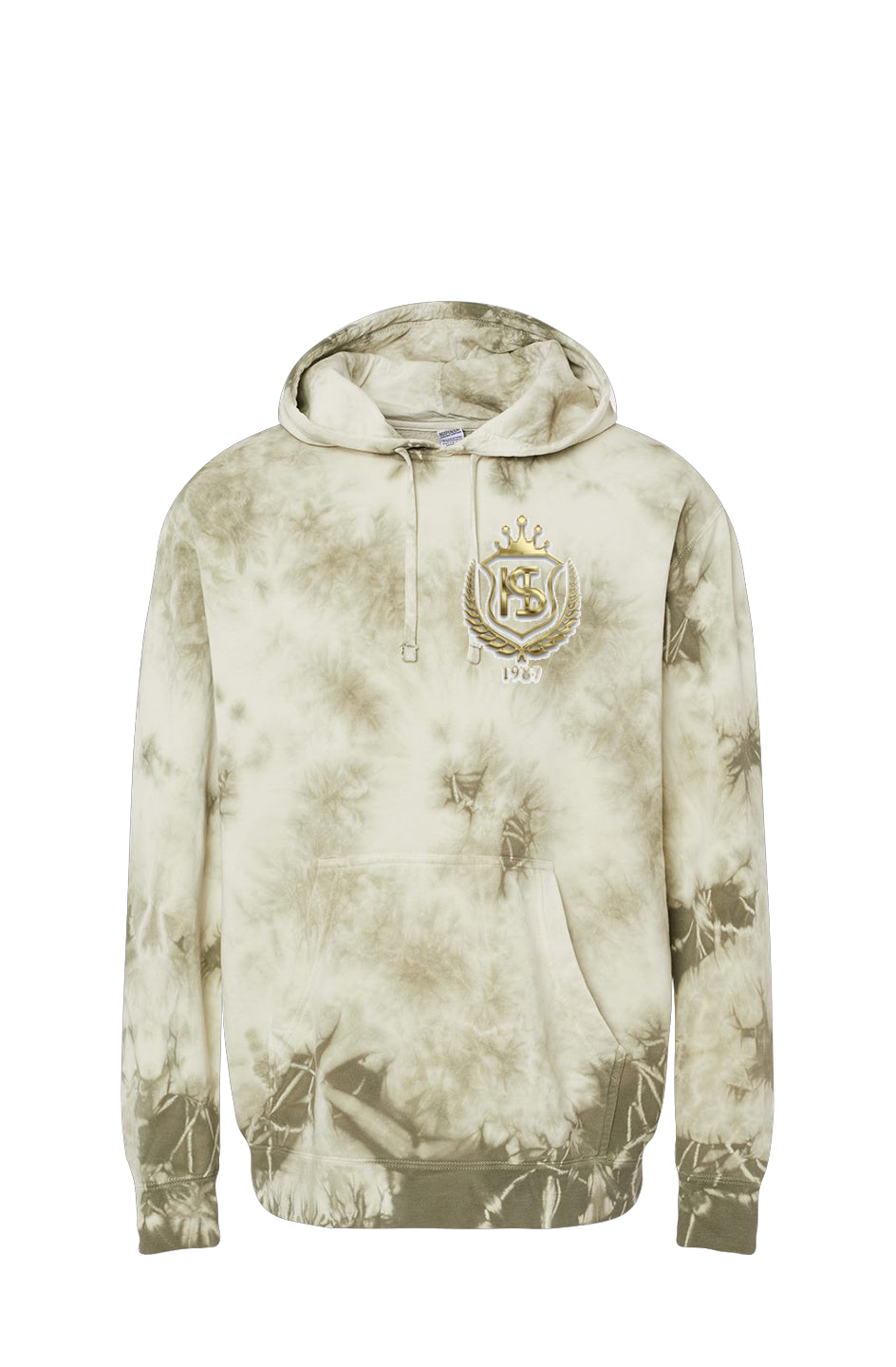 Tie Dye Olive Hoodie