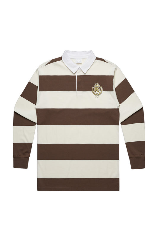 natural/walnut Rugby Stripe Jersey