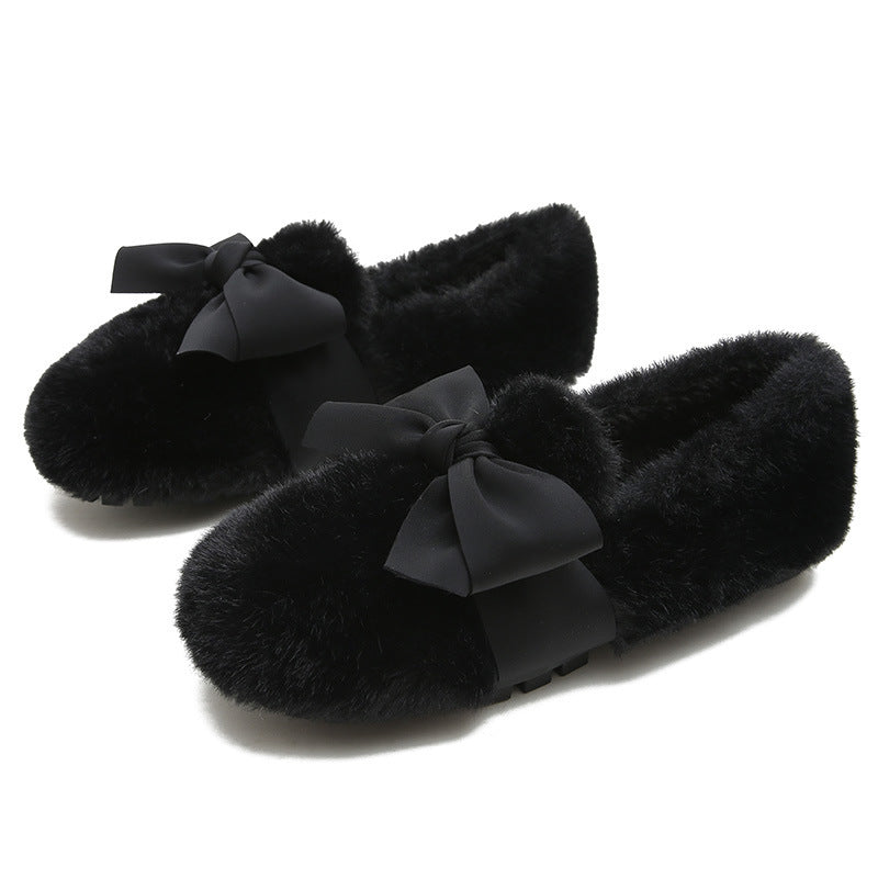 Xiangsheng Fluffy Shoes Women's Winter Wear Fleece