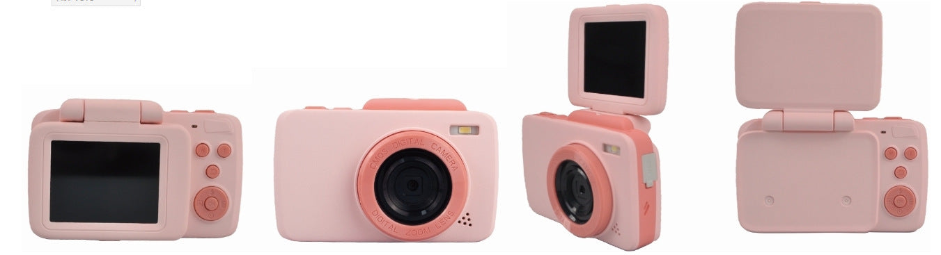 Retro Photography Video Filter HD Digital Mini Flip Children's Camera Toy