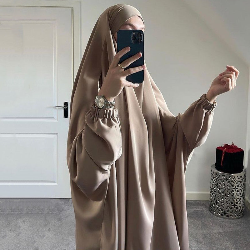 Amazon Abaya Dubai Turkey One-piece Prayer Dress