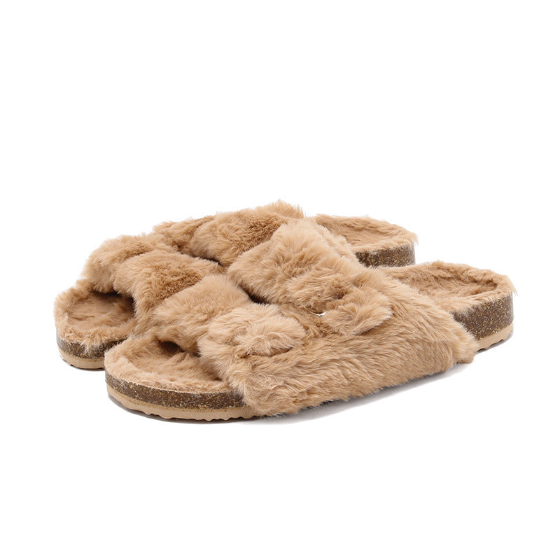 Women's Outer Wear Warm Winter Cotton Slippers