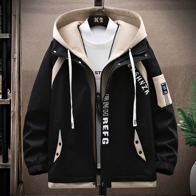 Hooded Jacket Men And Teenagers Casual