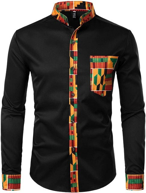 Men's Hipster African Dashiki Tribal Graphics