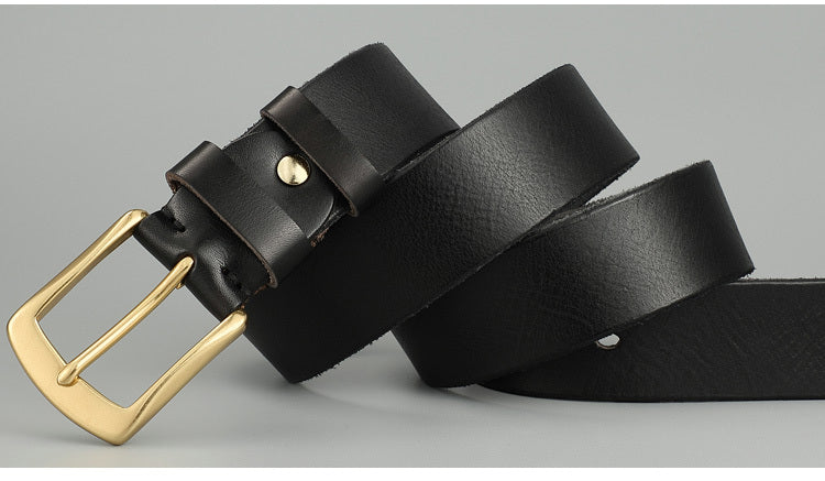 Handmade Casual Trend Men's Belts Cowhide