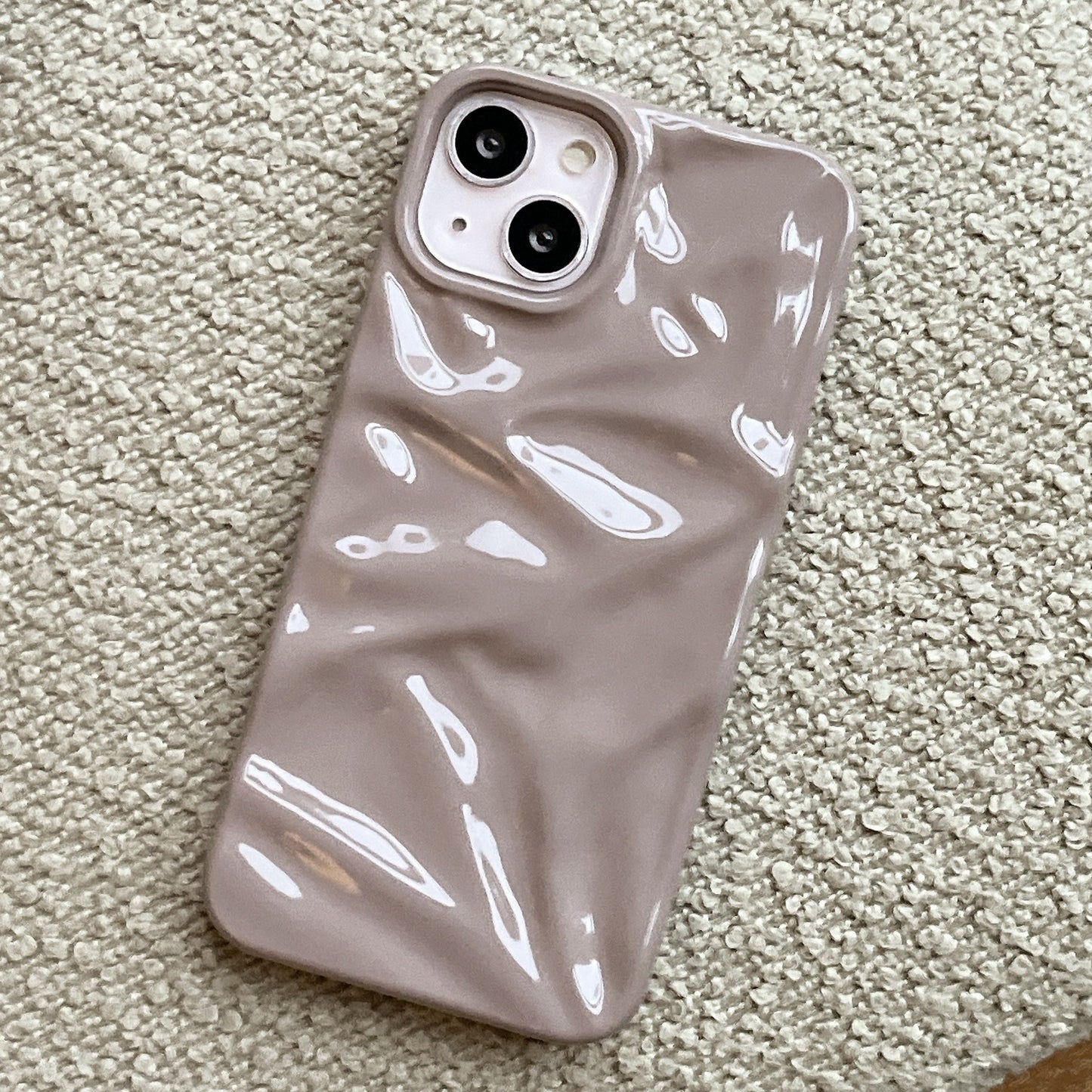 Electroplating Three-dimensional Wrinkled Phone Case