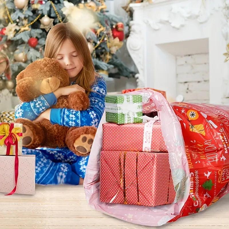 Extra-Large Christmas Gift Bags with Tags & Ties