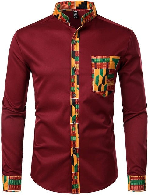 Men's Hipster African Dashiki Tribal Graphics