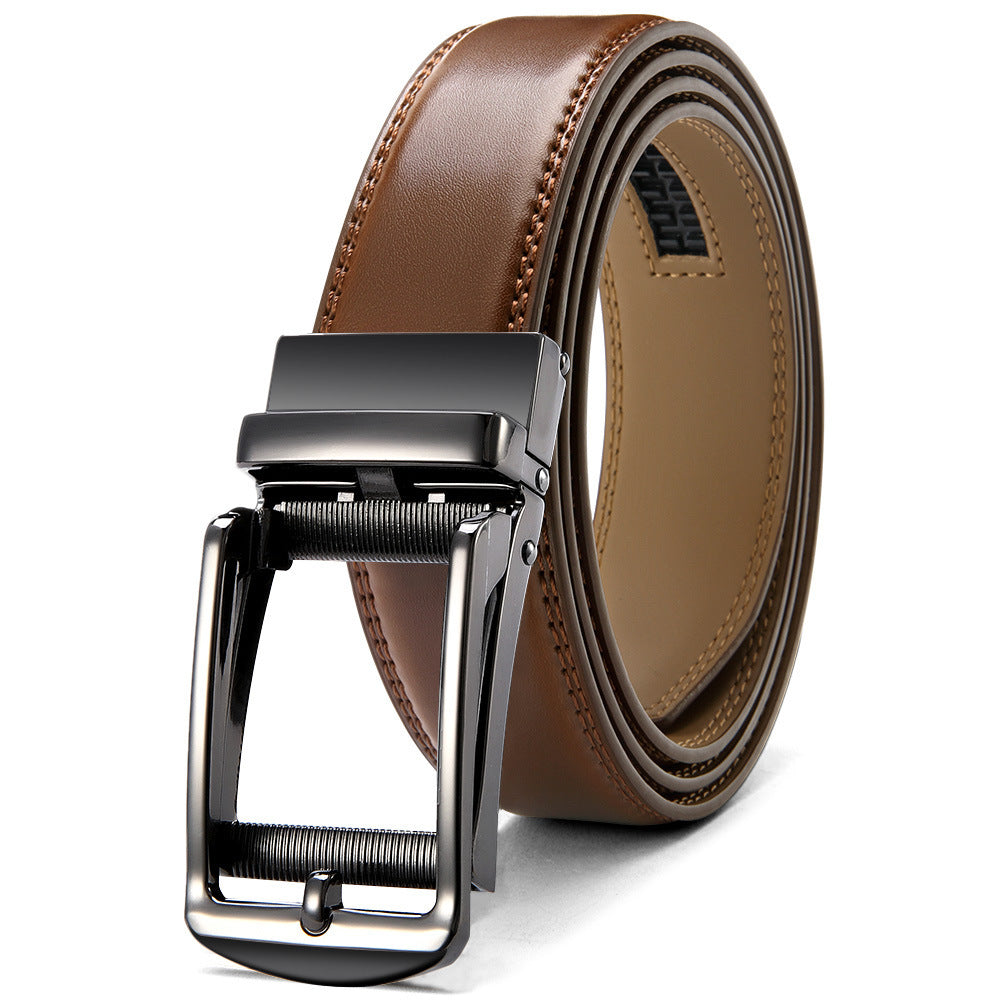 Reprint Anti-pull Alloy Automatic Buckle Belt Men