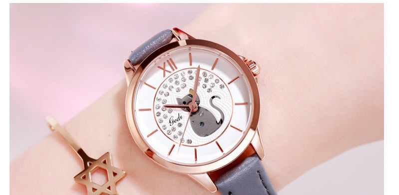 Girls' quartz wristwatch