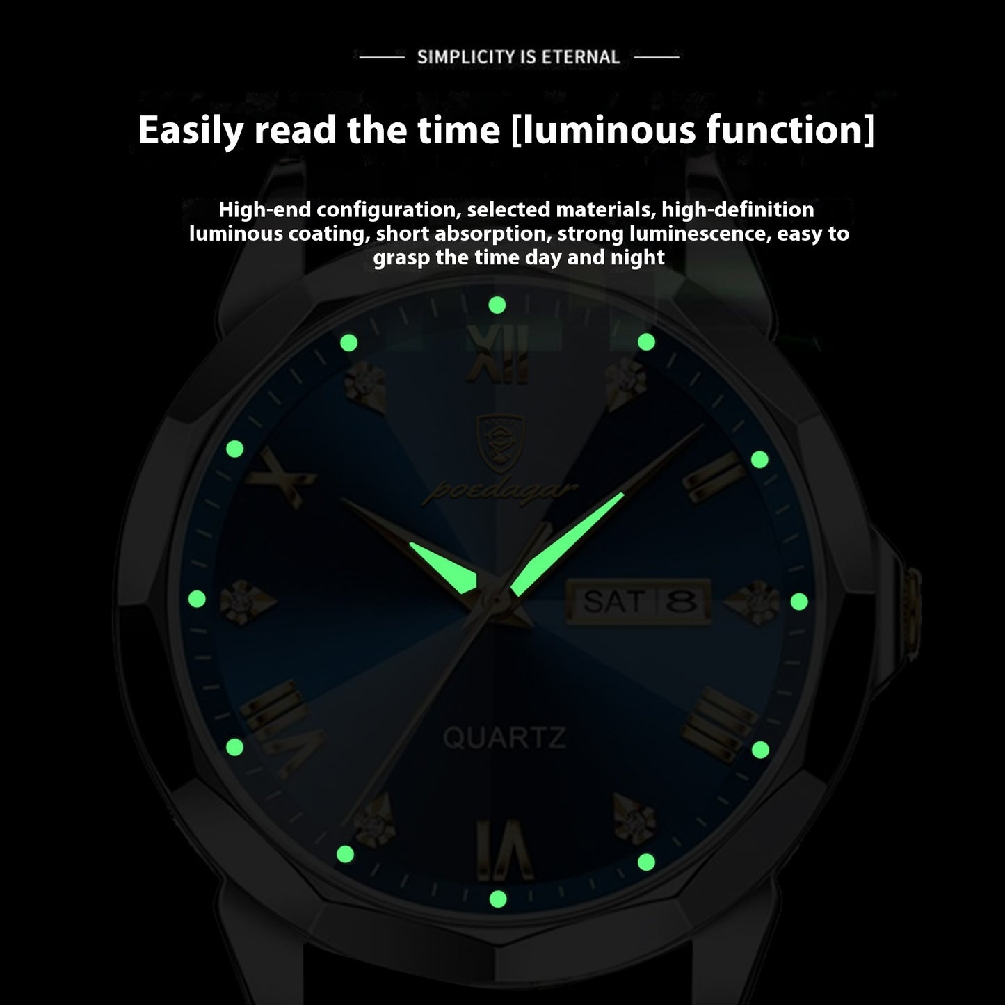 Men's Watch Waterproof Super Luminous Luxury Watch