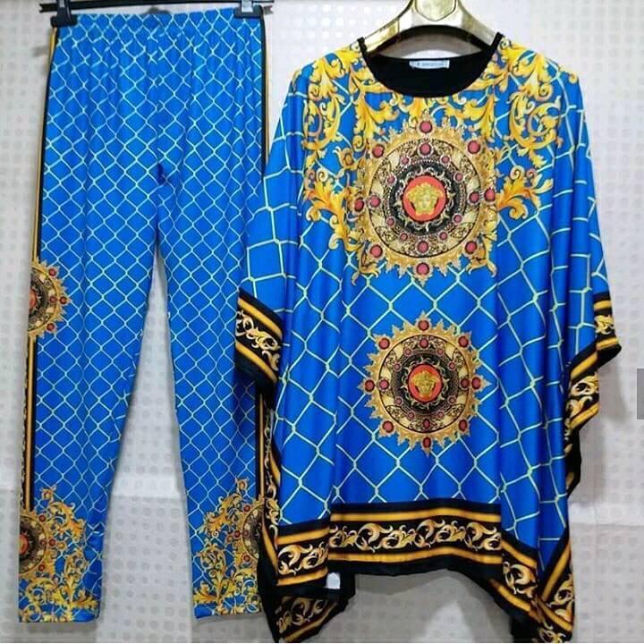 African print loose suit