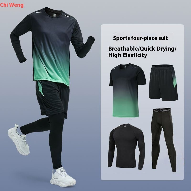 Men's Sports Cycling Basketball Training Quick-drying Morning Running Clothes