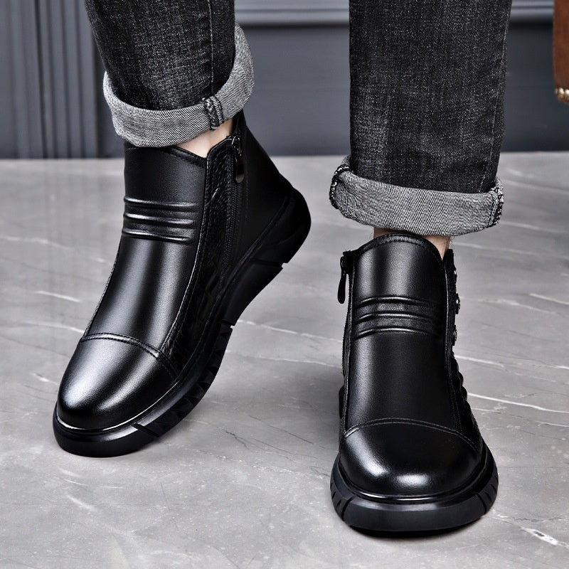 All-matching Worker Boot Warm Leisure Men